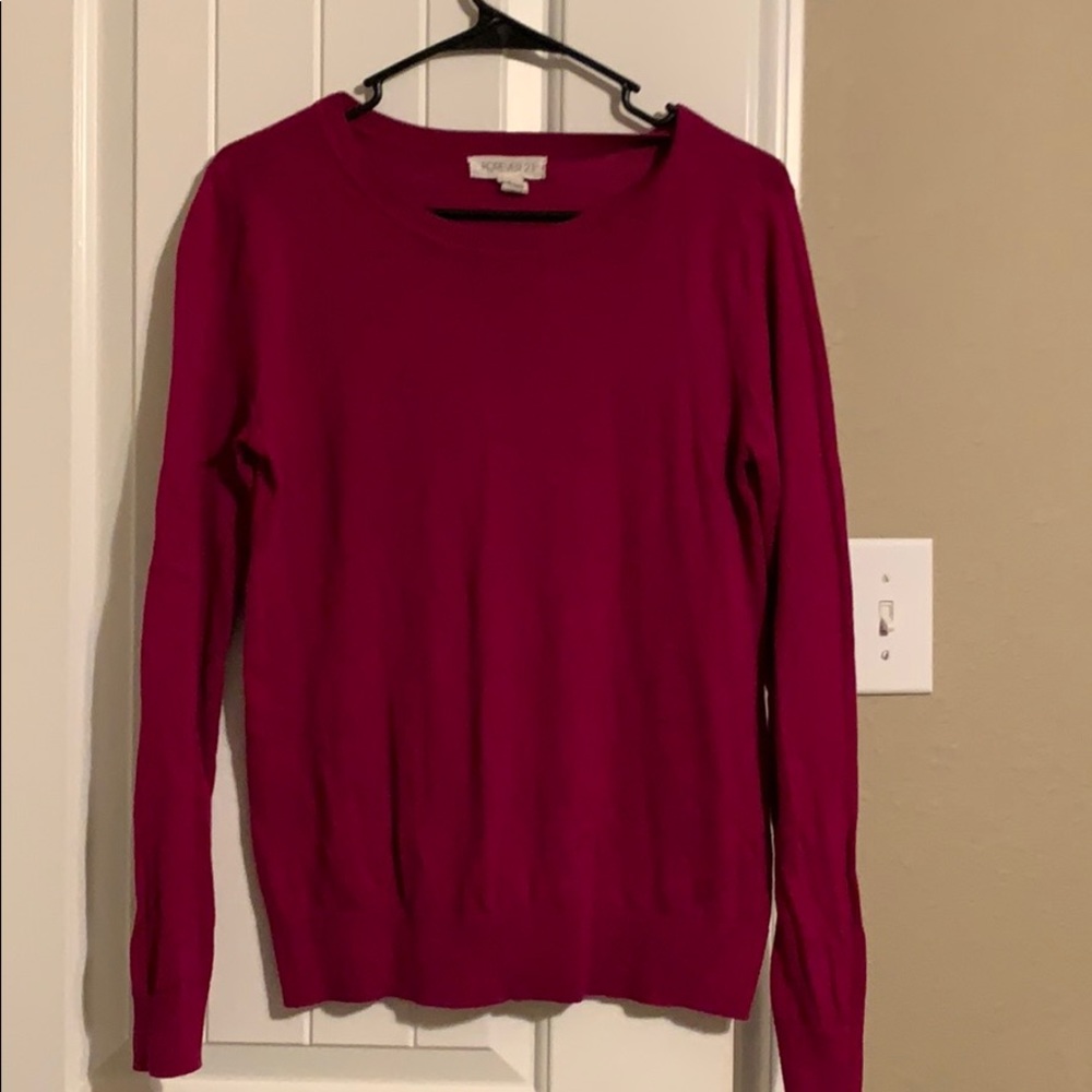 Forever 21 Sweater burgundy